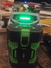EGO POWER 7.5Ah 56V Lithium-Ion Battery BA4200 rapid Charger CH5500... Tested