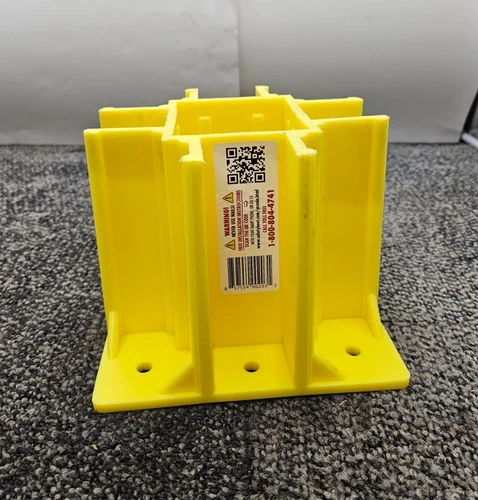 (QTY 2) Safety Marker SB001 Safety Boot Guardrail System SB-001 Yellow - product listing photo