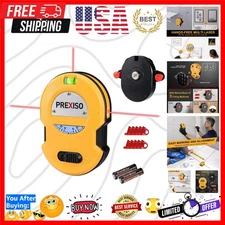 Precision Multi-Surface Laser Level, 30Ft Projection for DIY & Construction