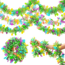 Easter Metallic Glitter Garlands, 108 Ft Colorful Spring Chunky Garlands, 6 Pcs