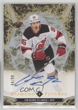 2024-25 Upper Deck Black Diamond Futures 44/99 Graeme Clarke #BDF-GC Auto 18n5