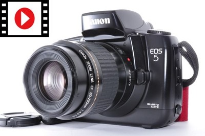 Canon EOS 5 QD 35mm SLR Film Camera EF 80-200mm f4.5-5.6 USM Exc+5 From Japan