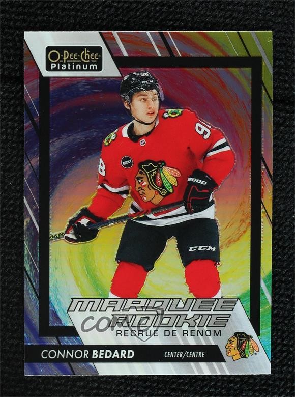 2023-24 O-Pee-Chee Platinum Rainbow Color Wheel Connor Bedard #201 Rookie RC