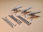 Vintage Marx D-Day Playset – 3 Shell Shooting Machine Guns w/Shells