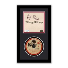 Billy Idol Autographed Signed Framed CD Happy Holidays ACOA