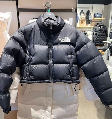 The North Face Women s Nuptse Short DTM Jacket /700 Down Jacket/$280/XL