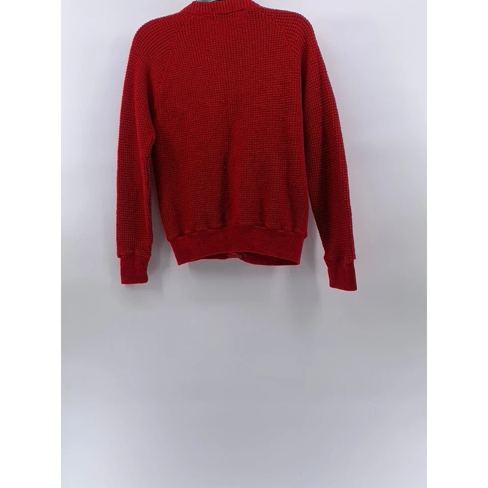 PENDELTON Women's Dark Red Vintage Knit Virgin Wool Button-Up Cardigan SZ M - Image 2 of 4