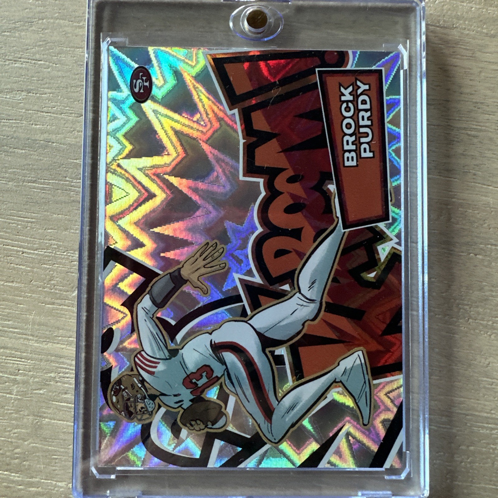 💥 2025 Panini Absolute Brock Purdy Kaboom Horizontal #25 San Francisco 49ers