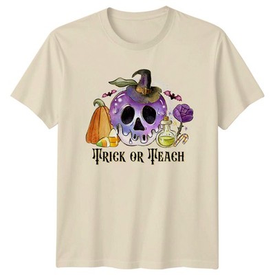 Trick or Teach Damen T-Shirt Lehrerin Halloween Lehre Halloween Geschenk für Sie