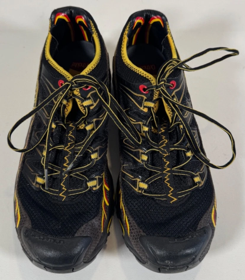 La Sportiva Ultra Raptor Trail Running Senderismo Zapatos para Hombres Negro Amarillo Talla 10 Foto 3 de 4