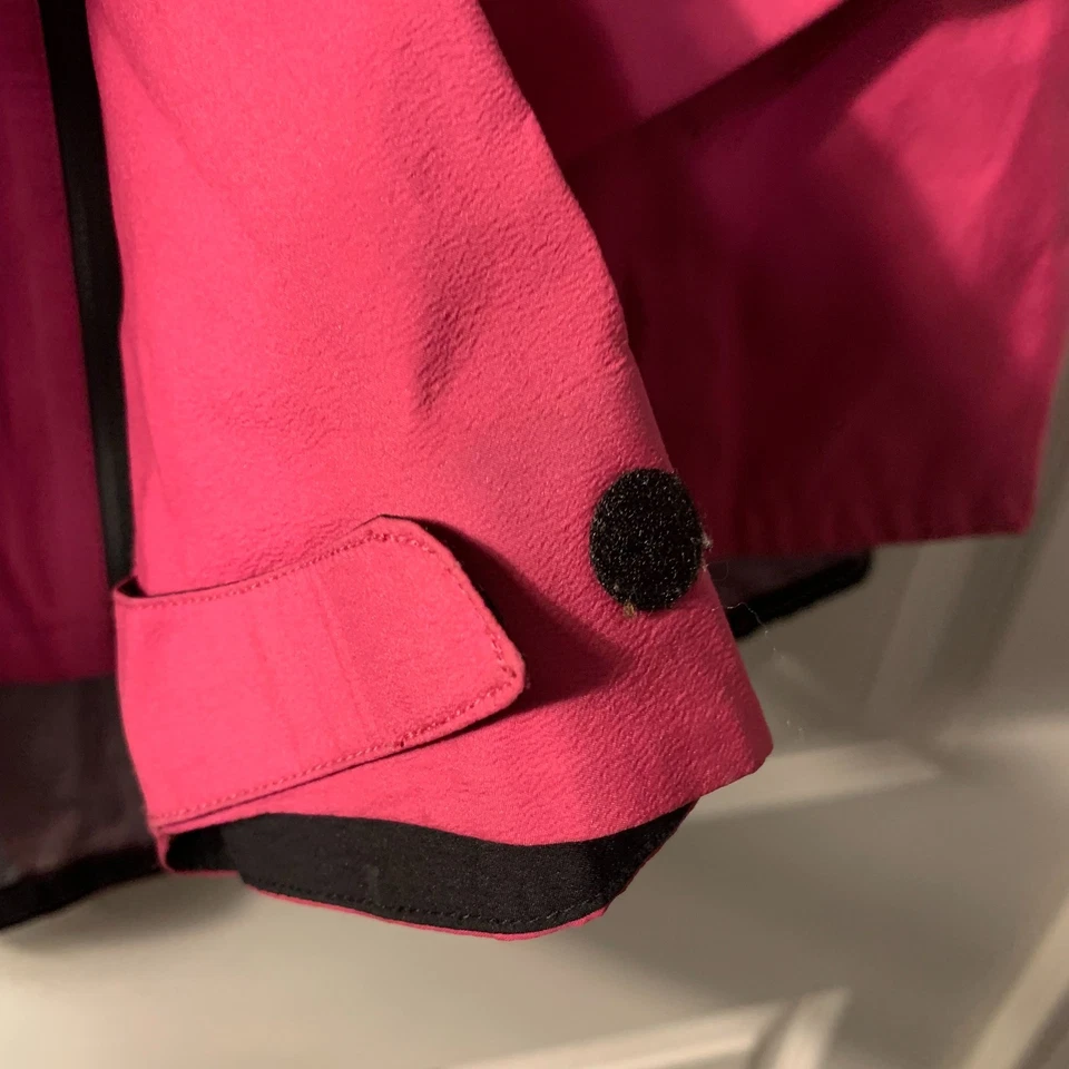 Gore Bike Wear Gore-Tex Cycling Jacket Women's Size L Pink Full Zip Back Pocket - Image 4 of 4