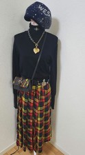 Comme Des Garcons Tartan Check Long Skirt
