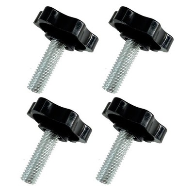 Metric M8 Knurled Clamping Knobs, Star Hand Knob Tightening Screw Thread Quic...