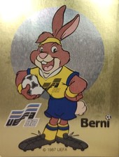 PANINI EURO 92 N.3 SCUDETTO BADGE BERNIE UFFICIALE RARO LAMINATO PERFETTO MINT