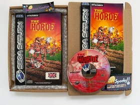 The Horde Sega Saturn - UK PAL sehr guter Zustand CIB - hochwertige Verpackung - Tracked