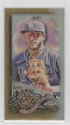 2022 Allen & Ginter Chrome Mini Gold Refractor /50 Jose Siri #296 Rookie RC 10k8