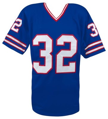 O.J. Simpson Signed Blue T/B Custom Football Jersey w/HOF'85