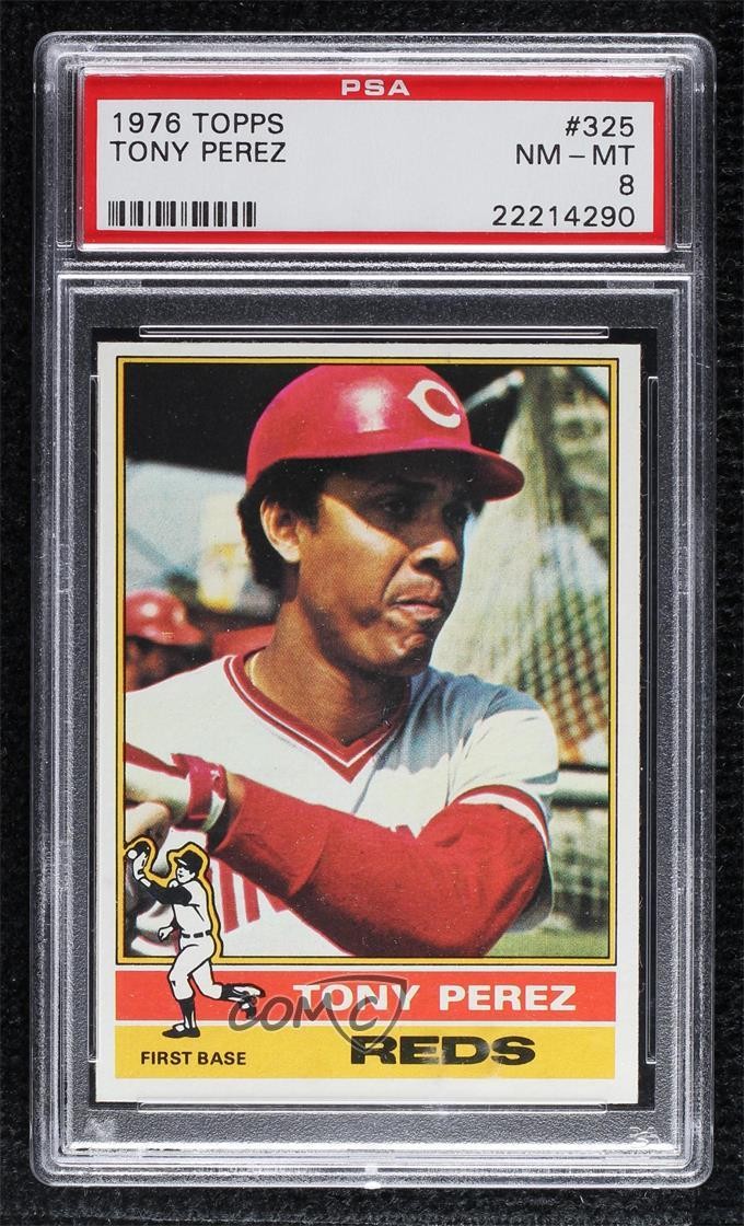 1976 Topps Tony Perez #325 PSA 8 HOF 1dz0