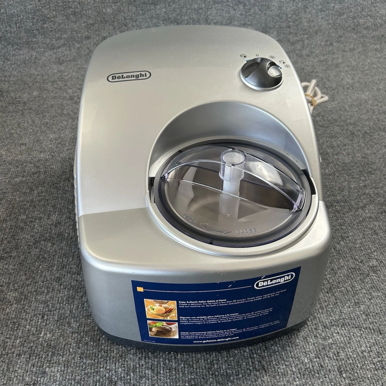 DeLonghi GM6000 Ice Cream & Italian Gelato Maker 1Qt. Works Great!
Opens in a new window or tab