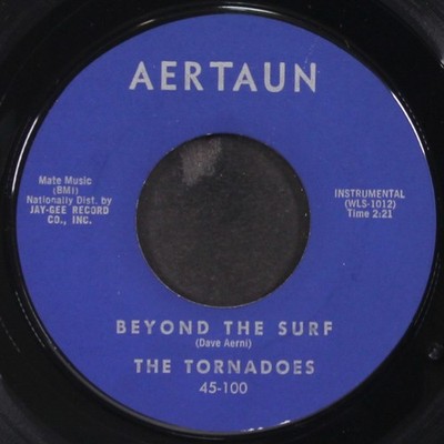 TORNADOES: bustin' surfboards / beyond the surf AERTAUN 7'' Single 45 RPM