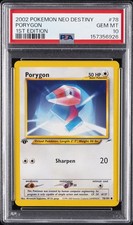 2002 POKEMON NEO DESTINY 1ST EDITION #78 PORYGON PSA 10 on eBay