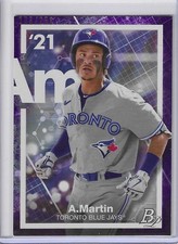 2021 Bowman Platinum - Precious Elements Austin Martin #PE-17 Purple /250 (RC)