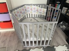 Roba Laufgitter 6-eckig, Spielgitter, Laufstall Babystall Babygitter