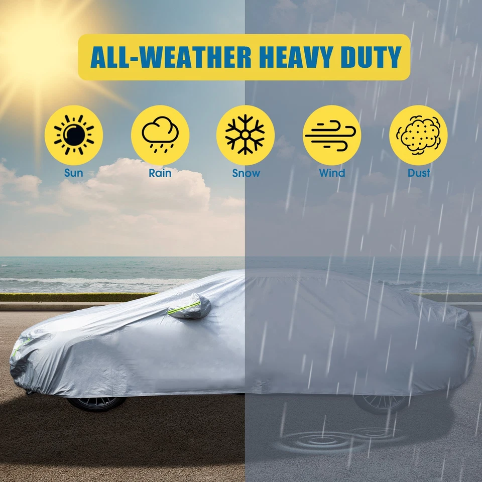 Cubierta de coche personalizada UV impermeable protección contra todo clima para Volvo V60 2015-2018 Foto 2 de 4