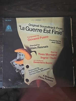 LA GUERRE EST FINIE giovanni fusco / yves montand / thulin ( soundtrack )