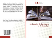 Mamadou Tchiekora Sacko | La Capacité De Contracteren Droit Malien | Taschenbuch