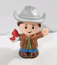 Little People Cowboy Farmer Holding Chicken 2015 Fisher-Price