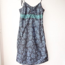 American Eagle Outfitters Tribal Floral Dress Sz 4 2000s Vintage Y2K Cotton Boho