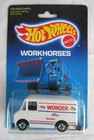 Vintage 1988 Hot Wheels Workhorses Wonder Bread Delivery Truck MOC BA393