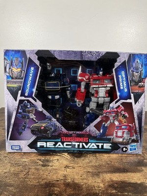 Reactivate Transformers Video Game Optimus Prime Soundwave 2-Pack SHIPS FREE!