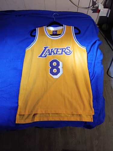 Nike Los Angeles Lakers Kobe Bryant #8 Men’s Jersey Size XL Yellow Purple