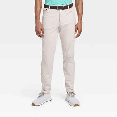 All In Motion Men's Golf Pants Straight Casual Fit UPF 50+