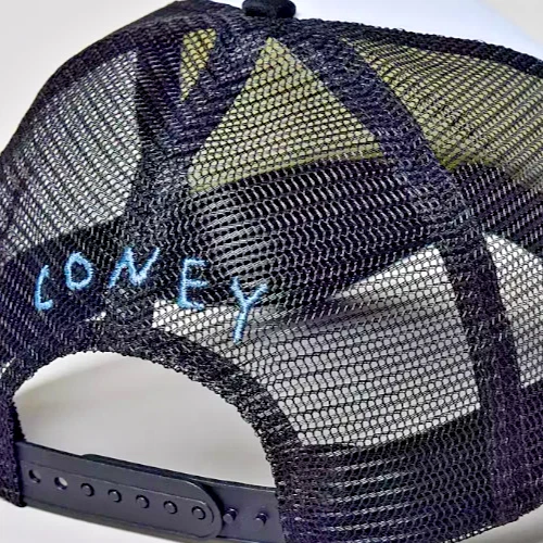 Everlast X Coney Island Picnic Gris Llama Logo Camionero Gorra Snapback Malla Nuevo Foto 4 de 4