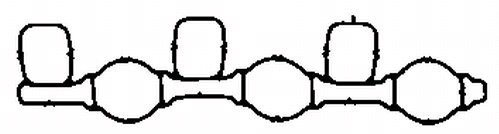BGA MG6701 Gasket, intake manifold for AUDI,PORSCHE,VW