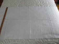 4940. SOLID WHITE Synthetic LINING-WEIGHT FABRIC - 72" x 3/4 yd.