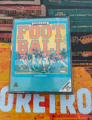 Touchdown Football (Imagic 1984) Commodore C 64  (Tape, Manual, Box) works 8-bit