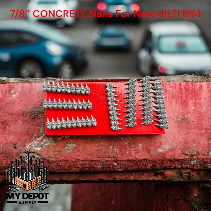 1000 Chiodi 7/8’’’ CALCESTRUZZO per Hilti BX4 - CHIODI PER BX4 22mm - Immagine 3 di 4