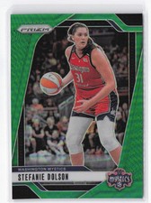 2024 Panini Prizm WNBA Stefanie Dolson #34 Green Prizms