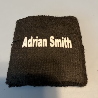 Adrian Smith Iron Maiden Wristband Sweatband Event Uncut FC Soundhouse Hills