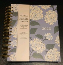 PUNCH STUDIO MONTHLY WEEKLY PLANNER 12 MO JAN-DEC 2026 6 STICKER SHEETS