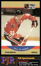 Stan Mikita 1990-91 Pro Set #405 Chicago Blackhawks