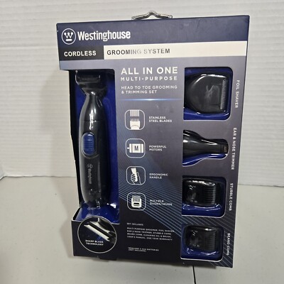 Westinghouse Cordless Grooming System All In One Multi-Purpose Kit NEW