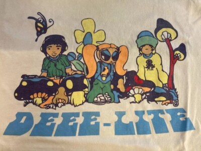 DEEE-LITE DEWDROPS IN THE GARDEN Shirt Short Sleeve White Unisex S-5XL BL1116