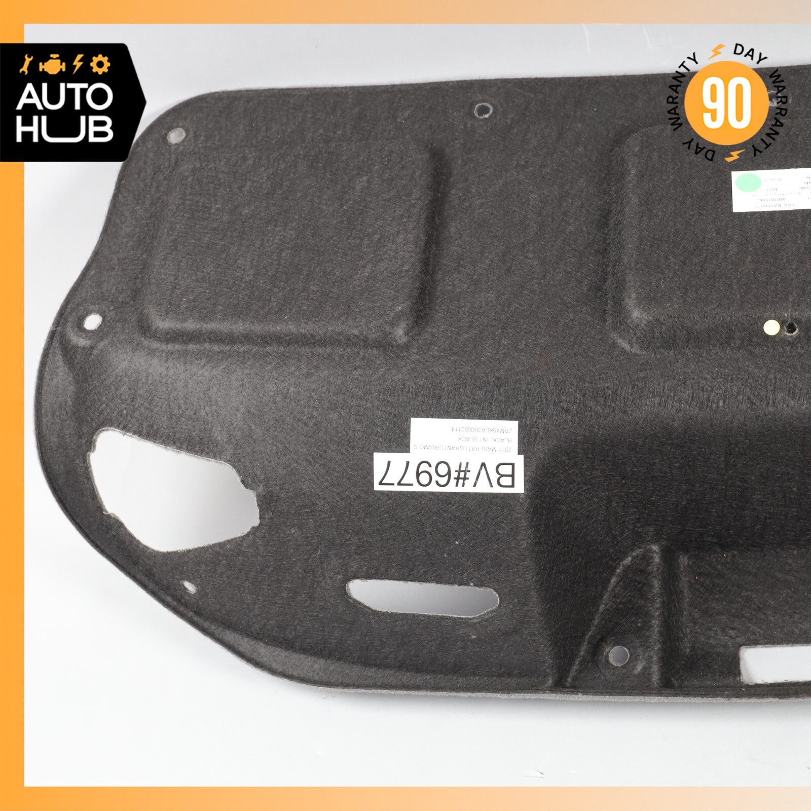 08-18 Maserati GranTurismo M145 Rear Trunk Inner Cover Trim 80307806 OEM 61k