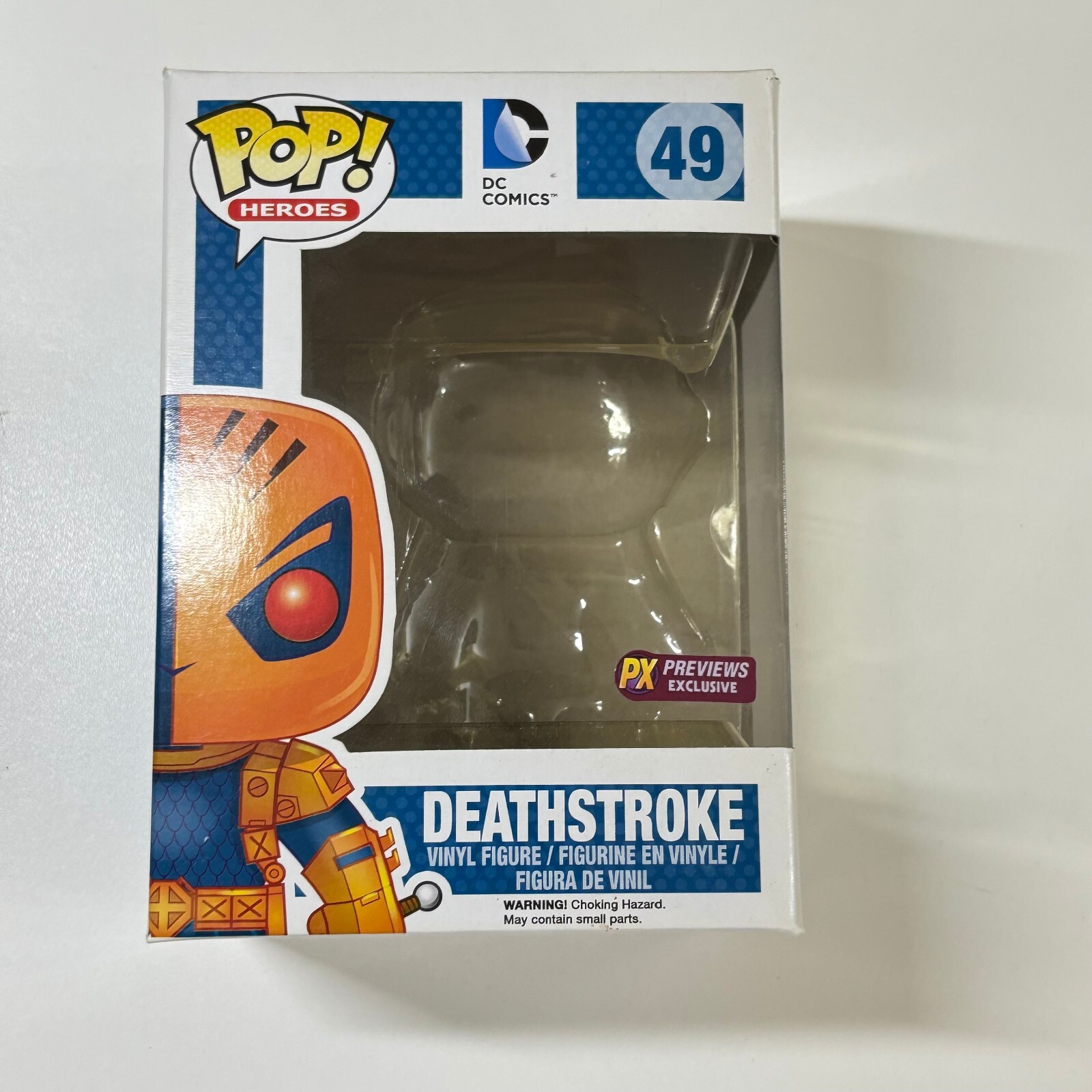 Sale Funko Pop! Dc Comics Deathstroke #49 Px Previews Ex. Empty Box Only No Figure