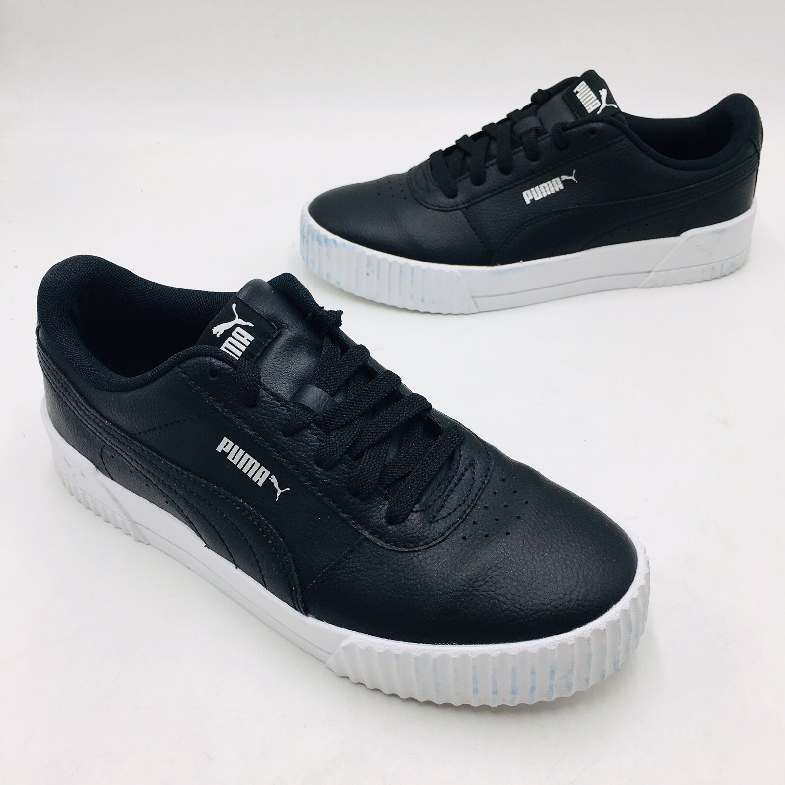 womens black leather athletic shoes